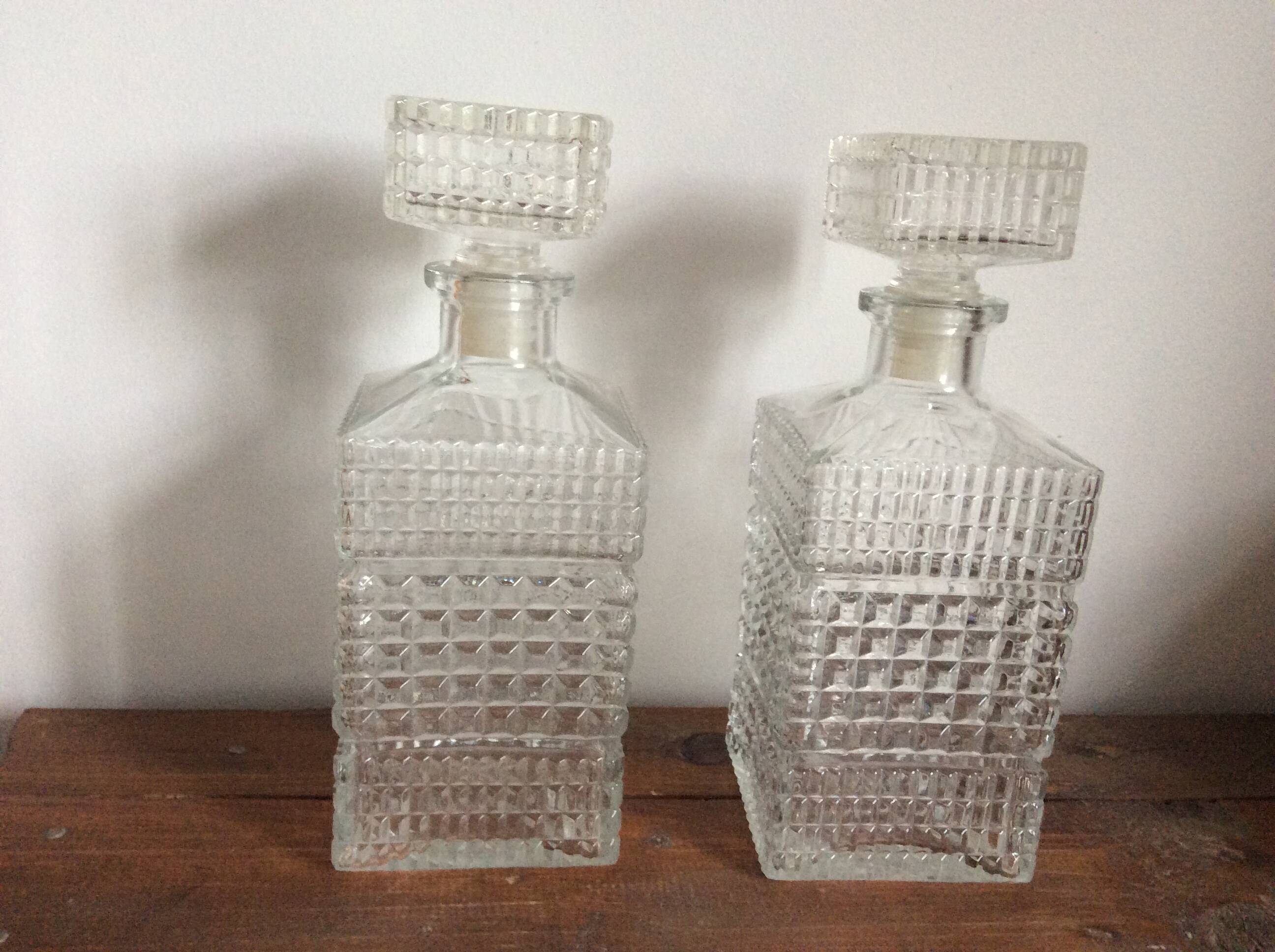 Whiskey decanters