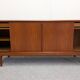 Teak enfilade by Johannes Andersen for Clausen & Son, Denmark 1960.