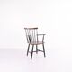 Armchair - Rosewood and black painted - Poul M. Volther - Farstrup - 1960s
