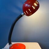 Vintage red flexible table lamp