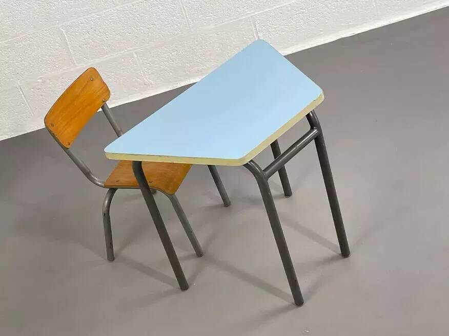 Mullca school desk and chair set