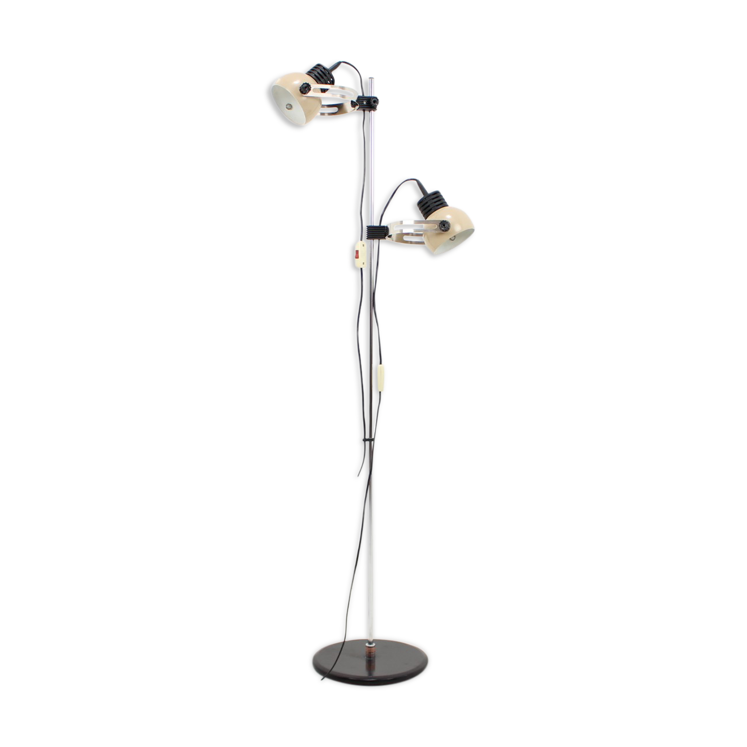 Mid-century adjustable floor lamp, 1970's.