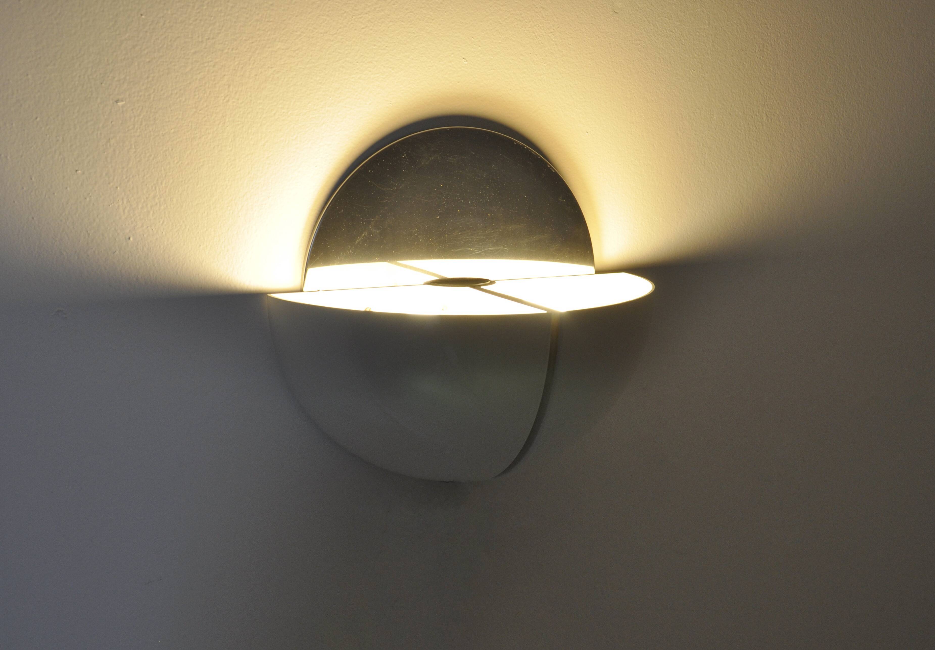 Wall lamp by Danilo & Corrado Aroldi for Stilnovo, 1980s