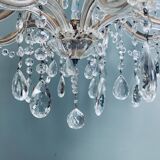 Grand lustre ancien 12 bougies