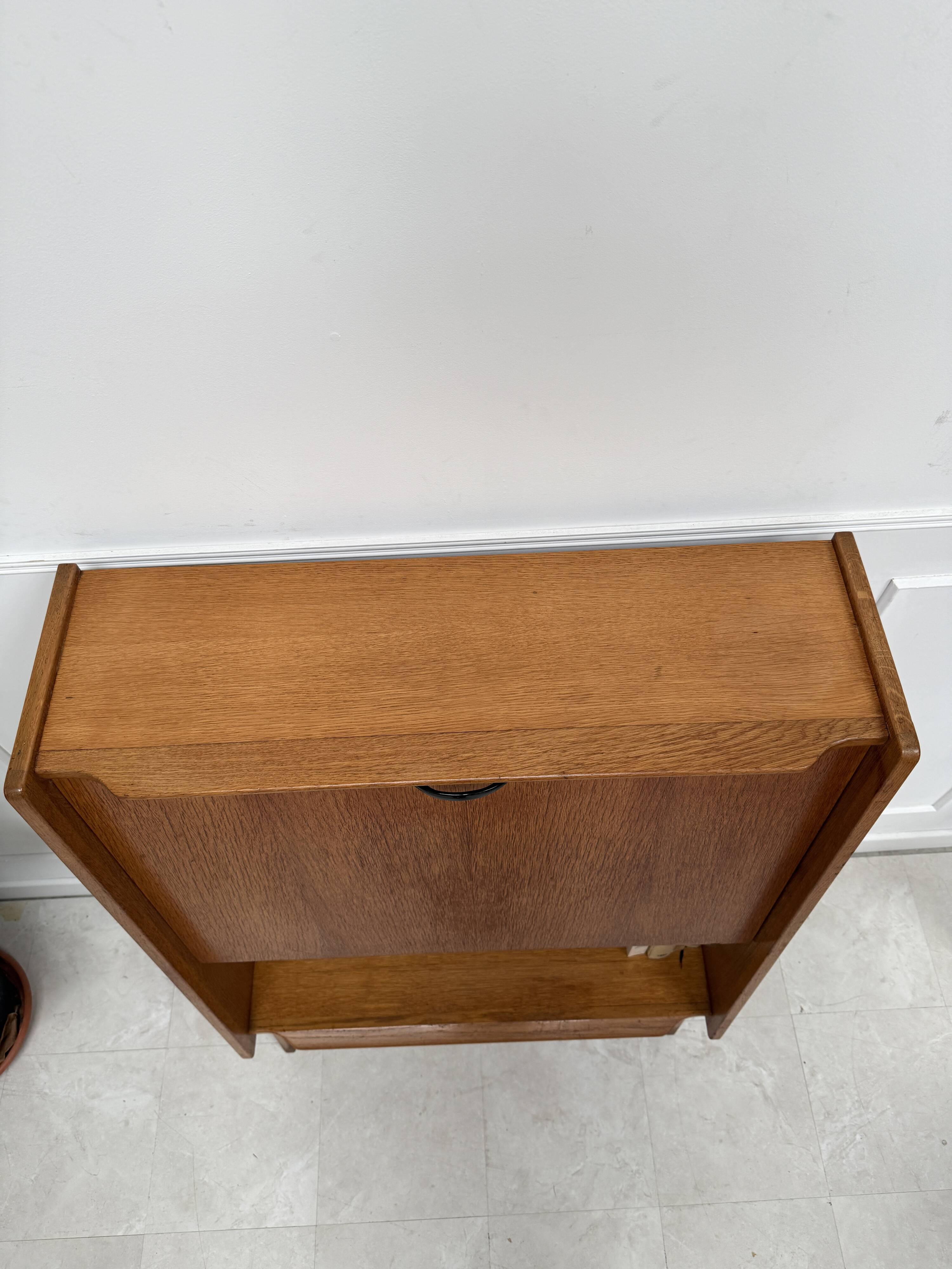 Scandinavian secretary with compass feet