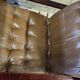 Pair of vintage 1970s faux leather armchairs