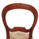 Louis Philippe chair in mahogany with upholstered embroidered seat