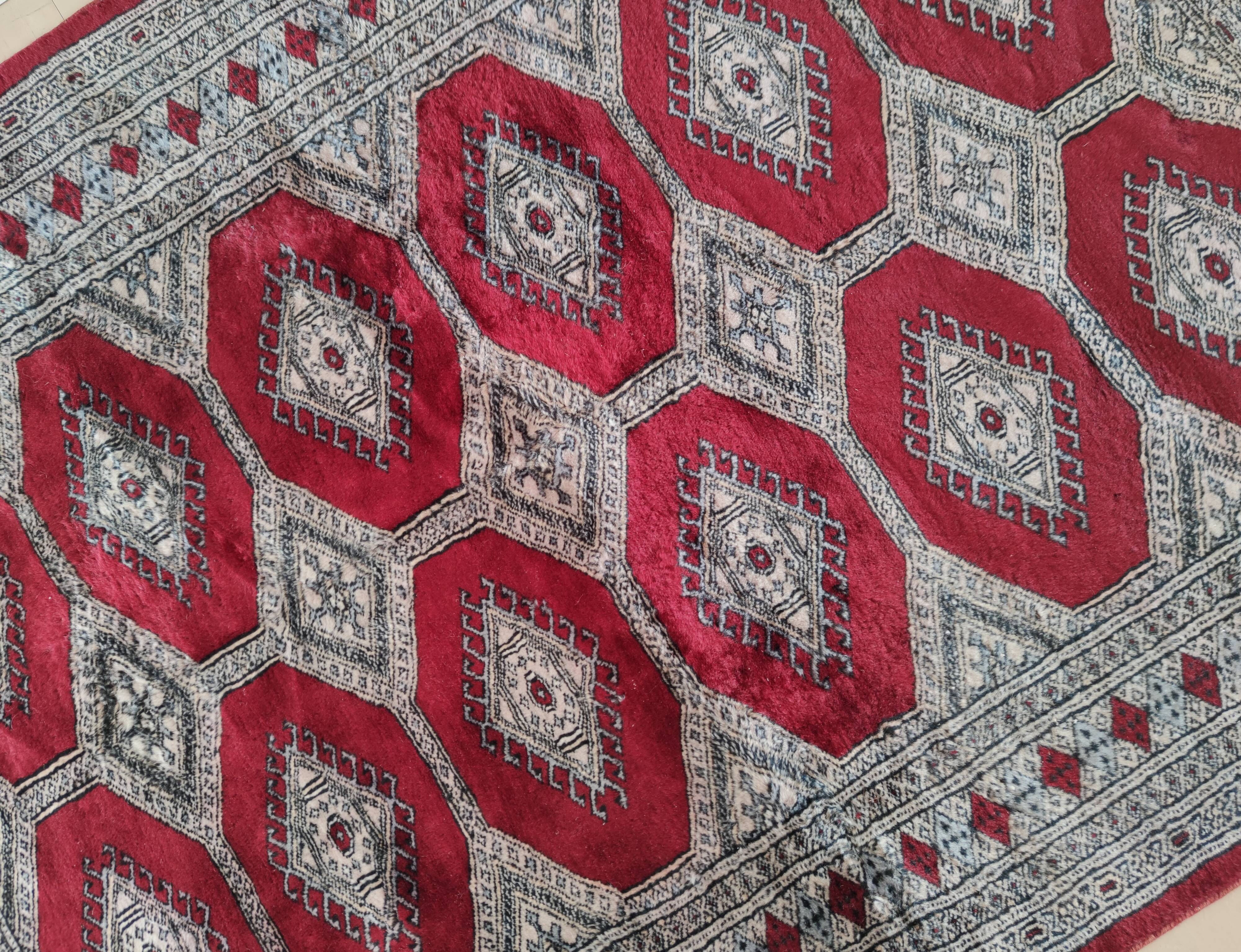 Bukhara-samarkand rug 188 x 126 cm clean tbe