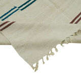 Handmade oriental kilim rug 1980, 206 cm x 410 cm