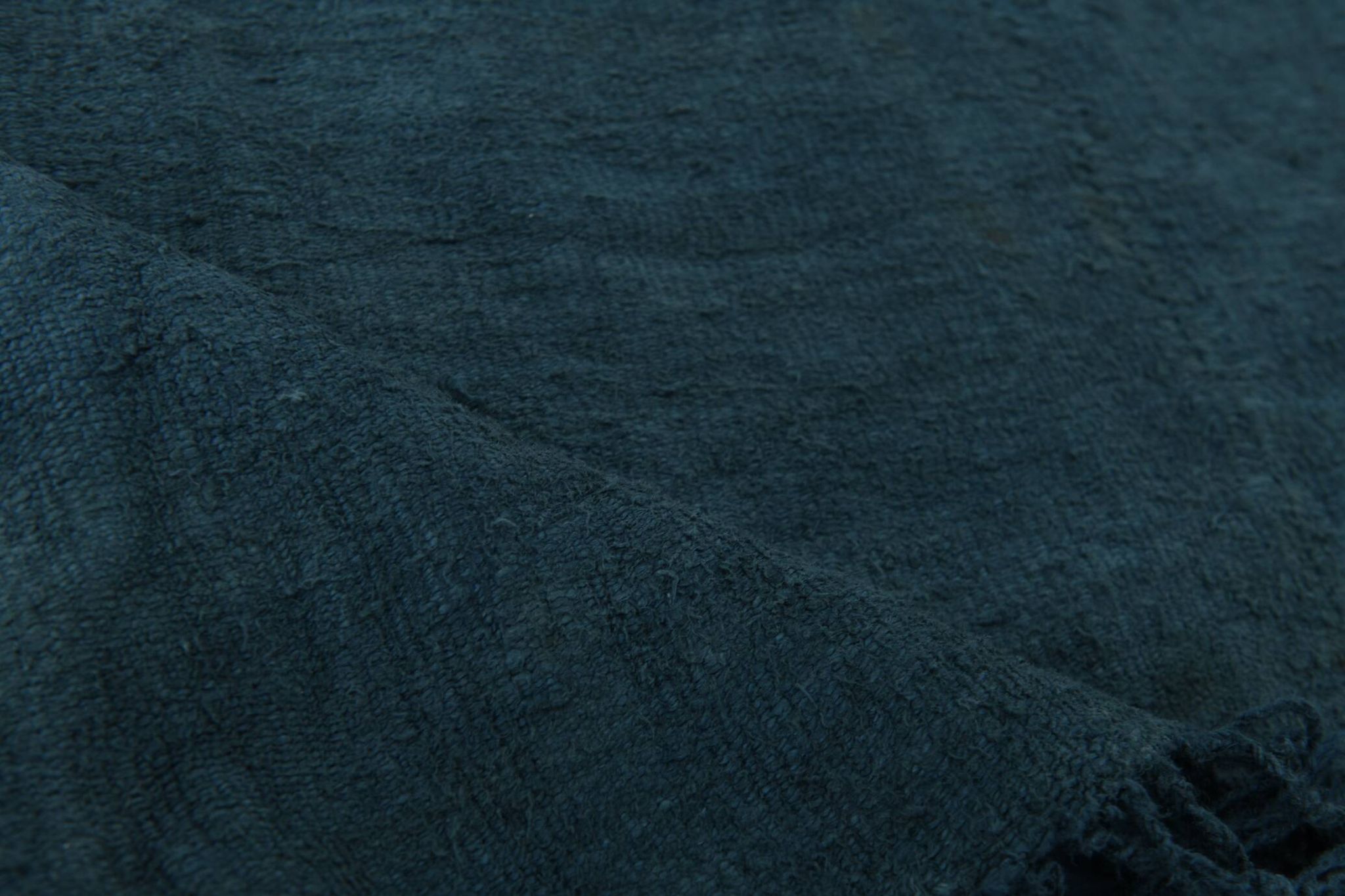 5x8 Midnight Blue Anatolian Turkish Kilim Rug, 157x230 Cm