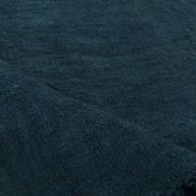 5x8 Midnight Blue Anatolian Turkish Kilim Rug, 157x230 Cm