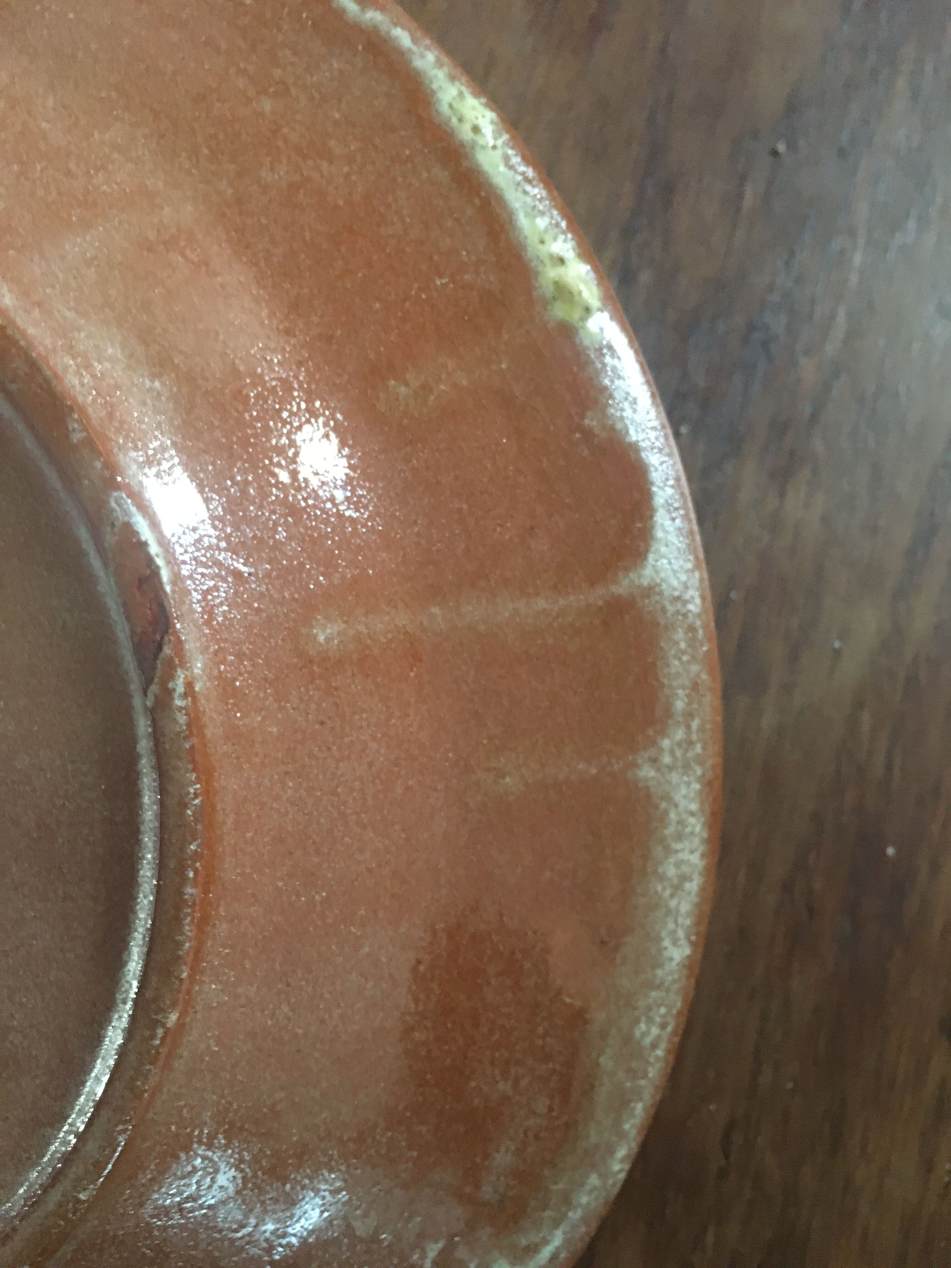 Flat plates terracotta 80s.