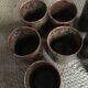 Lot de  10 tasses en grès