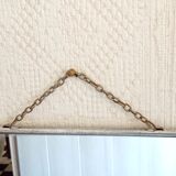 Barber's chain mirror 40×30 cm
