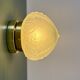 Vintage Art Deco frosted glass globe wall/ceiling light.