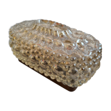 Glass ceiling lamp 60s