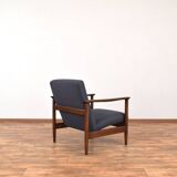 Fauteuil lounge polonais du milieu du siècle par Edmund Homa, 1960