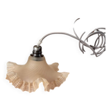 Suspension ancienne en opaline