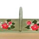 Hand-painted wooden picking basket