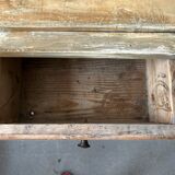 Meuble d'entrée console patinée