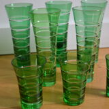 8 glasses Murano Italy 60s