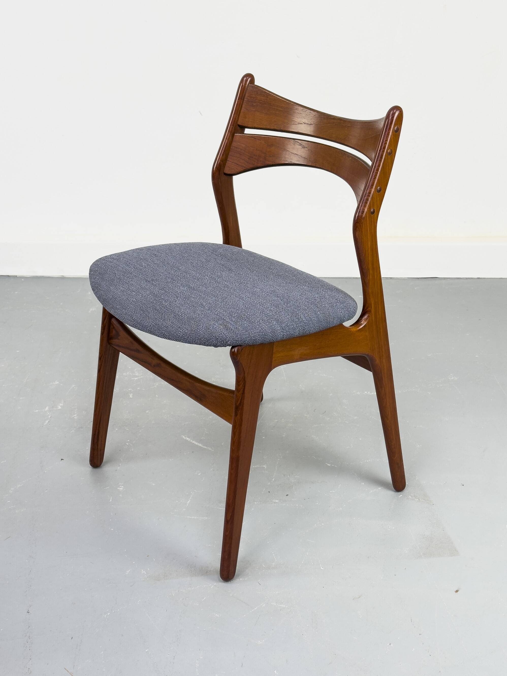 6 Danish Teak Dining Chairs by Erik Buch for Chr. Christensens, 1960s