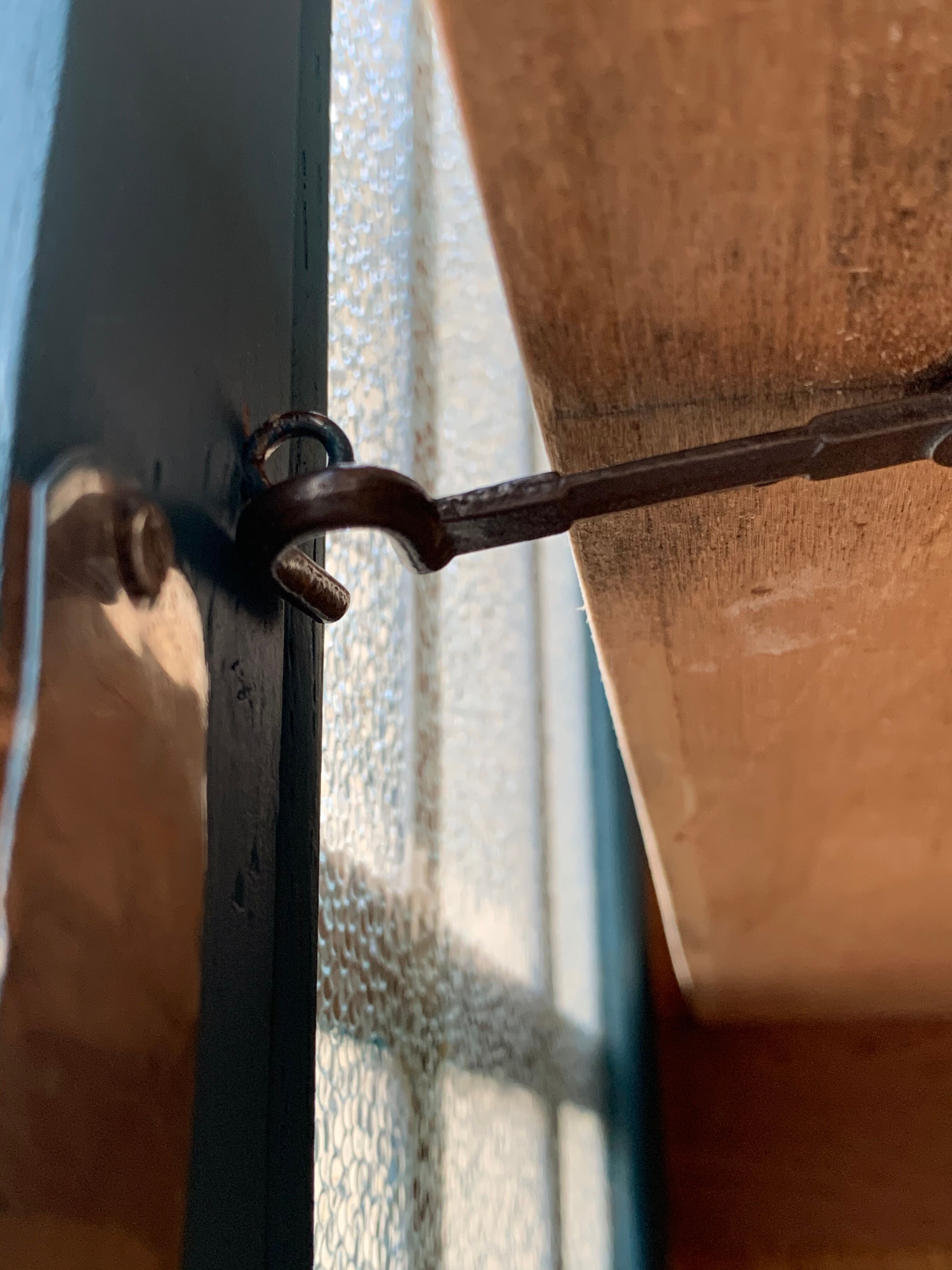 Glass-glazed Parisian wardrobe 1950