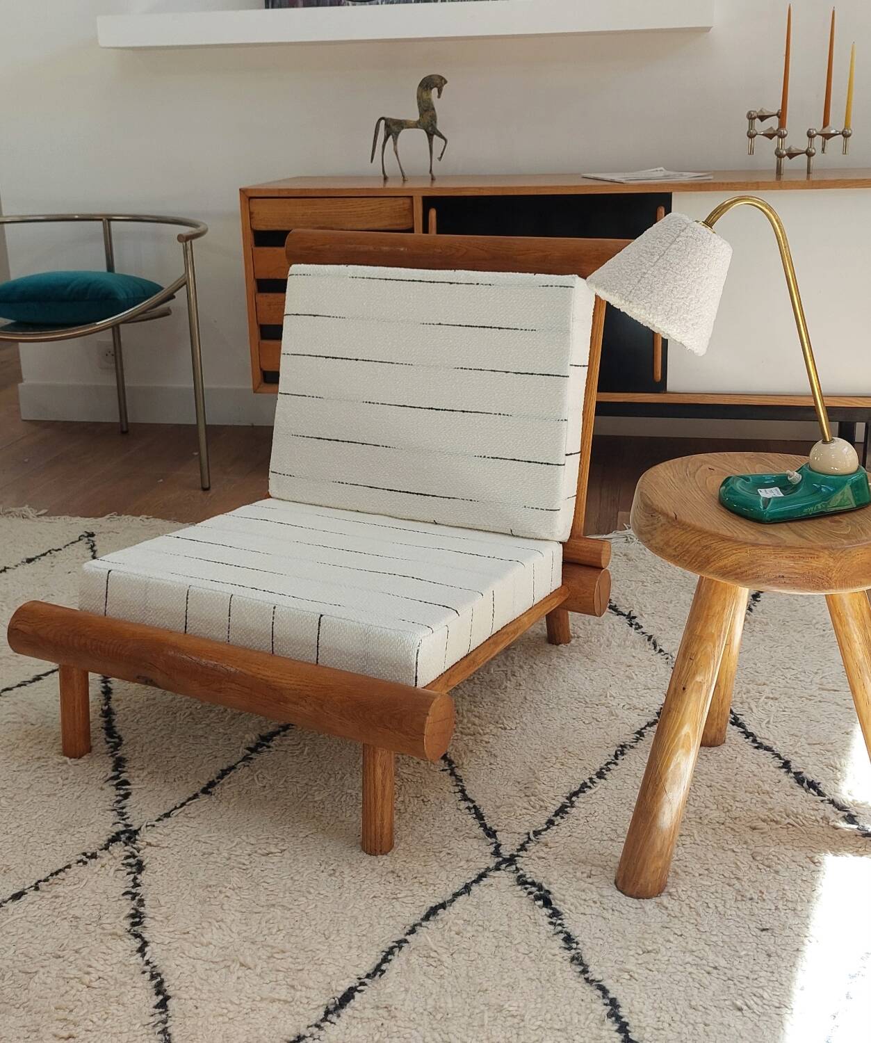 Armchair attributed to Charlotte Perriand.