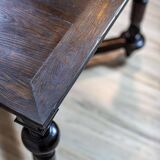 Antique Rectangular Oak Dining Table, 1890s