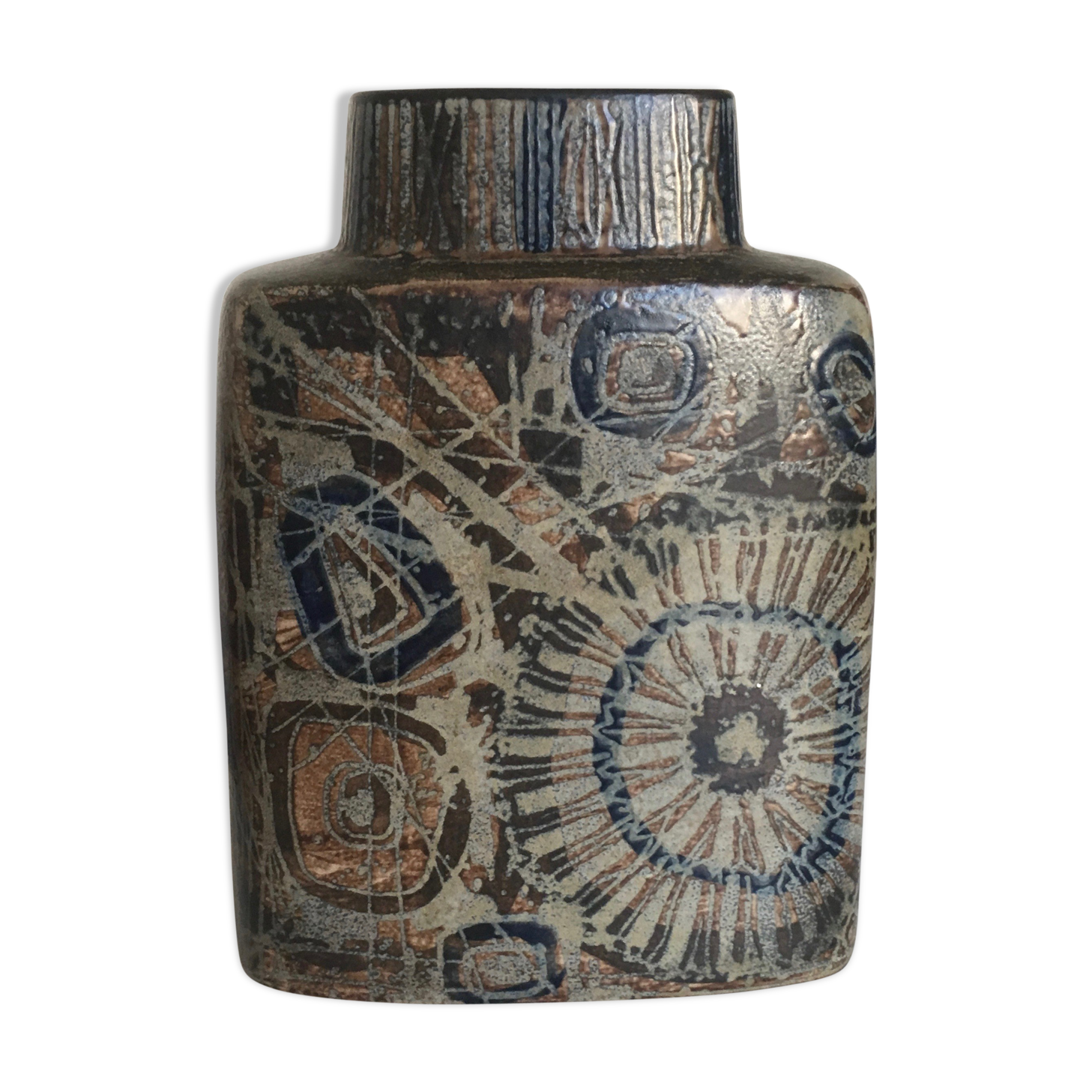 Royal Copenhagen vase Denmark Niels Thorsson Sunflower 1974