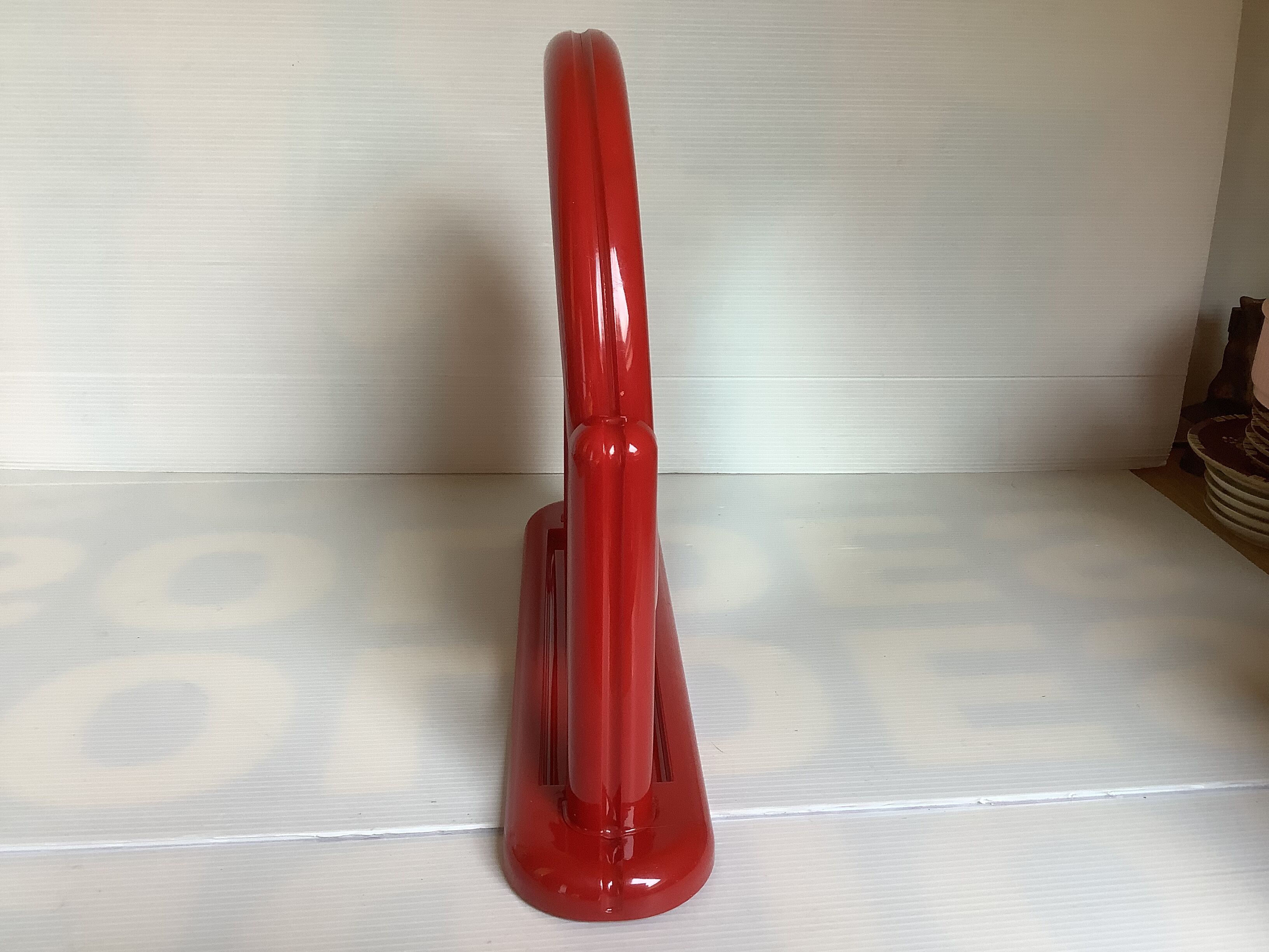 Tiger red plastic table mirror made in holland