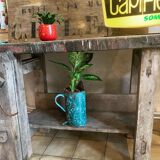 Old wooden workbench