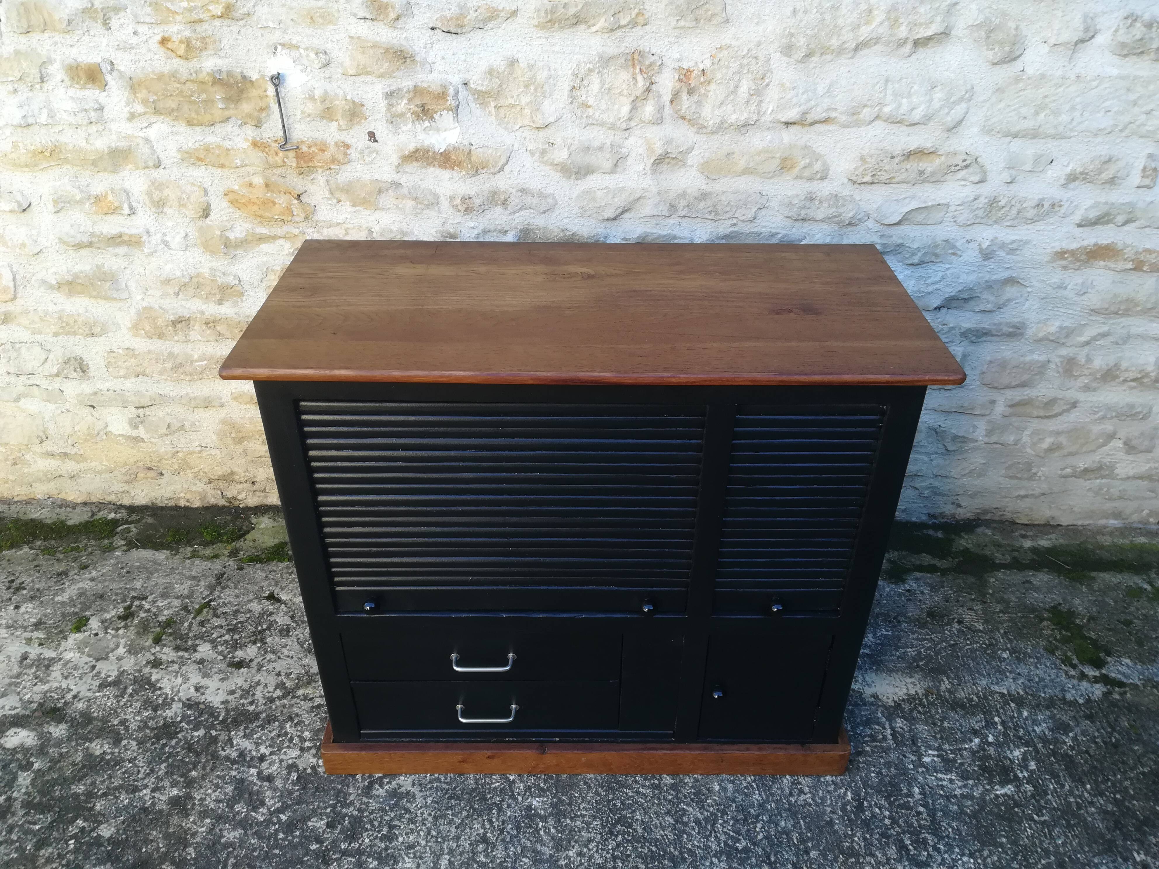 Meuble de métier en bois