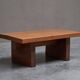 Wabi Sabi coffee table in solid wood from the 1960s.