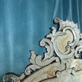 Baroque mirror murano eglomized height 166 x 110 early twentieth