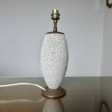Jean Besnard Primavera style crisp ceramic lamp, 50s-60s