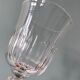 Set of 9 antique foot glasses in cut crystal