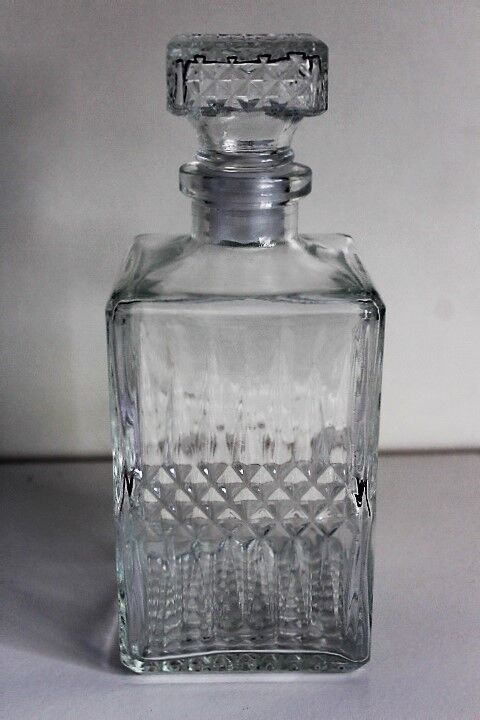4 vintage decanters