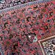 Tapis persan Bidjar vintage des années 1950, médaillon géométrique, 135 cm x 209 cm