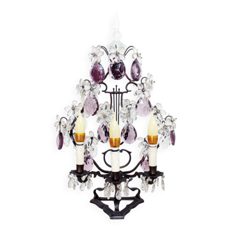 Crystal girandole lamp