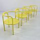 Set of 4 Locus Solus chairs by Gae Aulenti for Poltronova, 1960