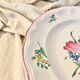Lot d'assiettes plates Lunéville fleurs (réverbère)