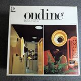 Pair of Ondine wall lights, New Age, 1970 Mazda