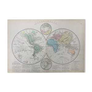 Mappe monde ancienne