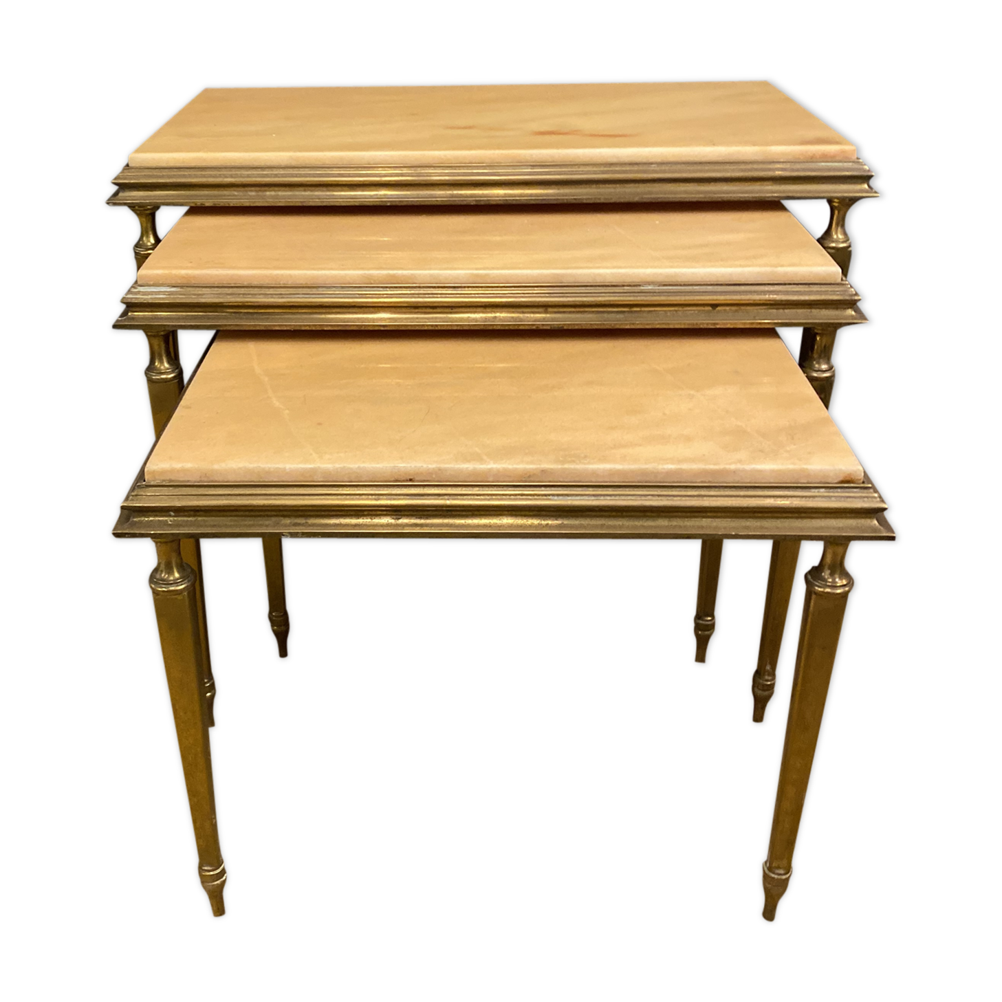 Tables in bronze and onyx 1970