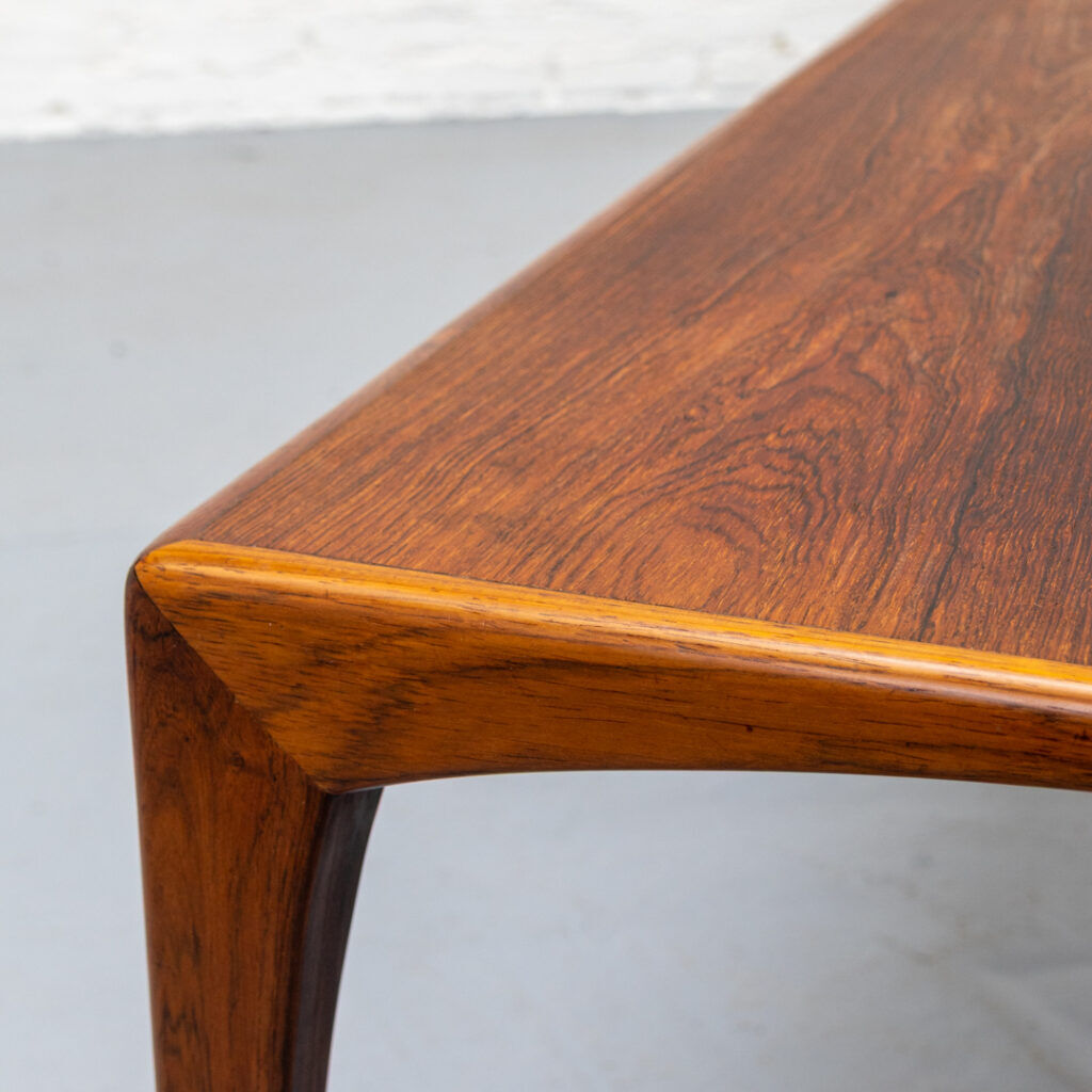 Erling Torvits rosewood coffee table 1960s