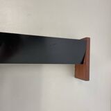 cubic Large 38cm Teak and Metal adjustable wall light element, Germany 1950s