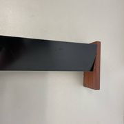 cubic Large 38cm Teak and Metal adjustable wall light element, Germany 1950s
