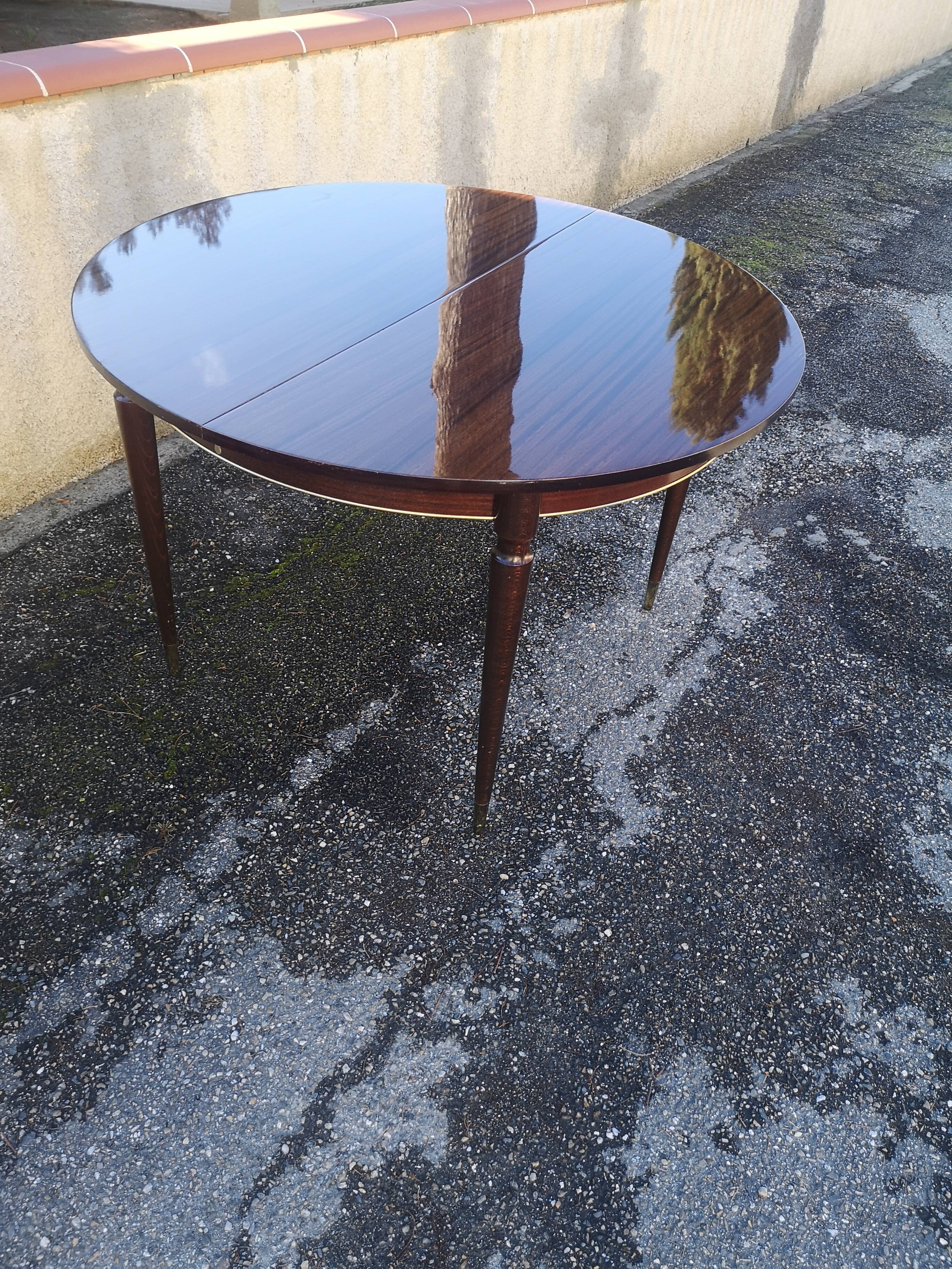 Table ronde extensible  vintage