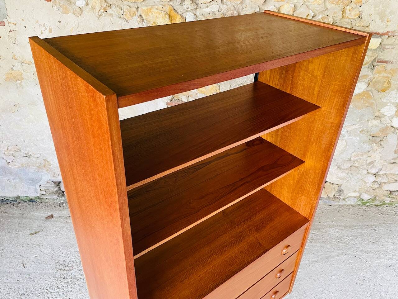 Vintage teak wall unit, circa 1960's